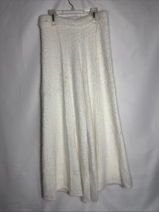 Free People Pants - Free People Fuzzy Cozy Cream Wide-Leg Lounge Pants Women’s Size Small